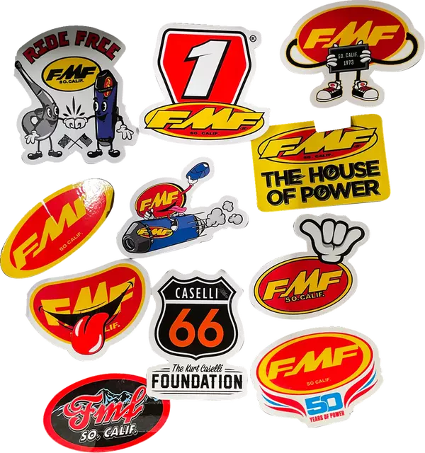 FMF Fender/Trailer Stickers | 012518