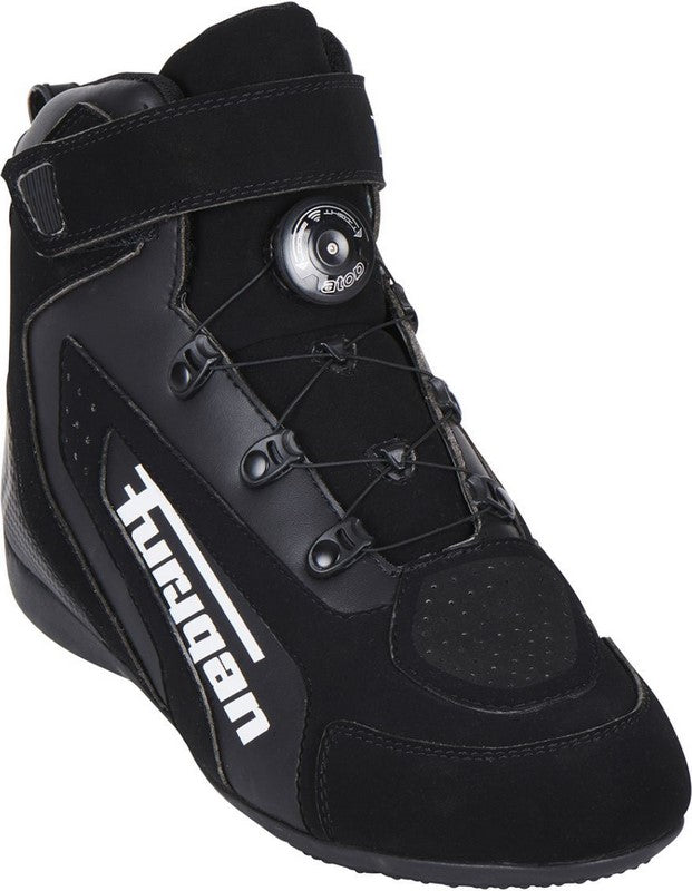FURYGAN V4 EASY D3O SHOES BLACK-WHITE | 3135-143
