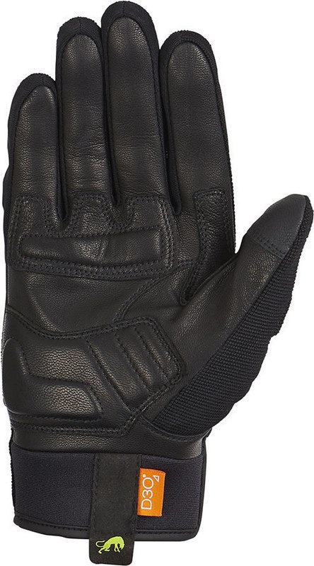 Furygan JET D30 MEN SUMMER GLOVES, Black-Green fluo | 4485-1025