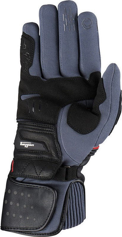 Furygan DIRT ROAD MEN ALL SEASONS GLOVES with insert, Black-Grey-Red | 4497-132