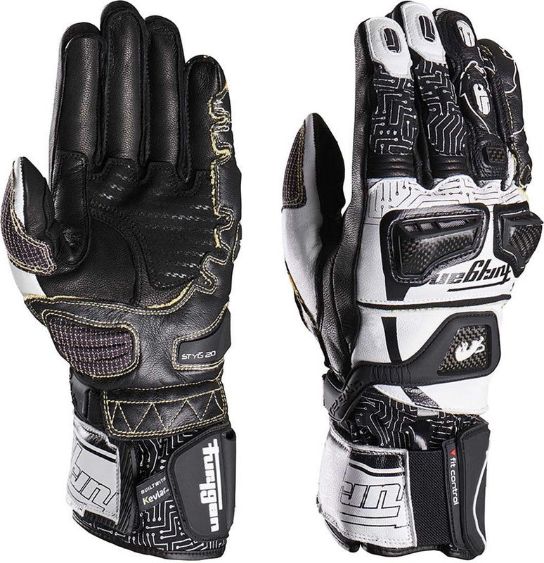 FURYGAN STYG20 X KEVLAR GLOVES WHITE-BLACK | 4566-214
