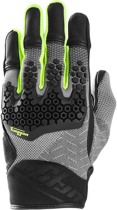 FURYGAN JACK GLOVES BLACK-GREY-YELLOW | 4612-1274