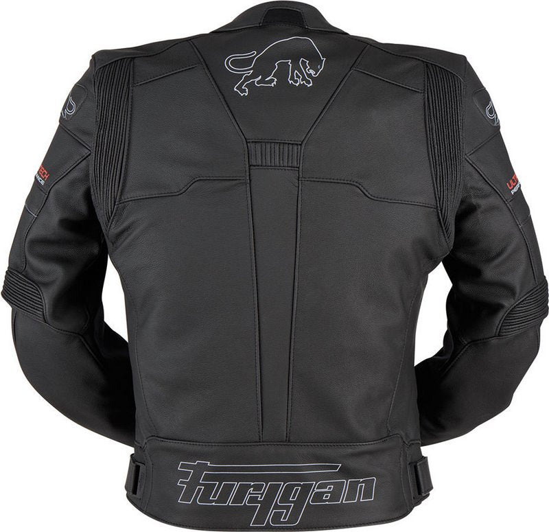 Furygan NITROS MEN LEATHER JACKET, Black-White | 6021-143