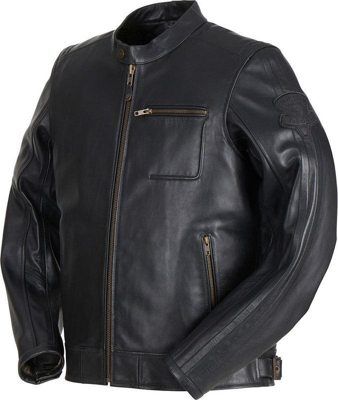 FURYGAN LAUDACIEUX LEATHER JACKETS BLACK | 6032-1