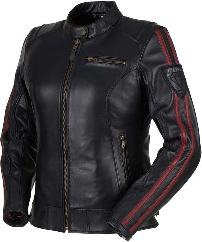 FURYGAN LINTREPIDE LD LEATHER JACKETS BLACK | 6033-1
