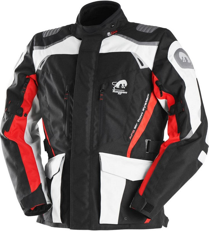 FURYGAN VESTE APALACHES 3/4 TEXTILE JACKETS BLACK-PEARL-RED | 6364-163