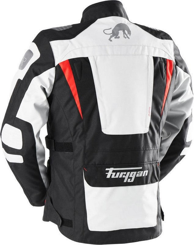 FURYGAN VESTE APALACHES 3/4 TEXTILE JACKETS BLACK-PEARL-RED | 6364-163