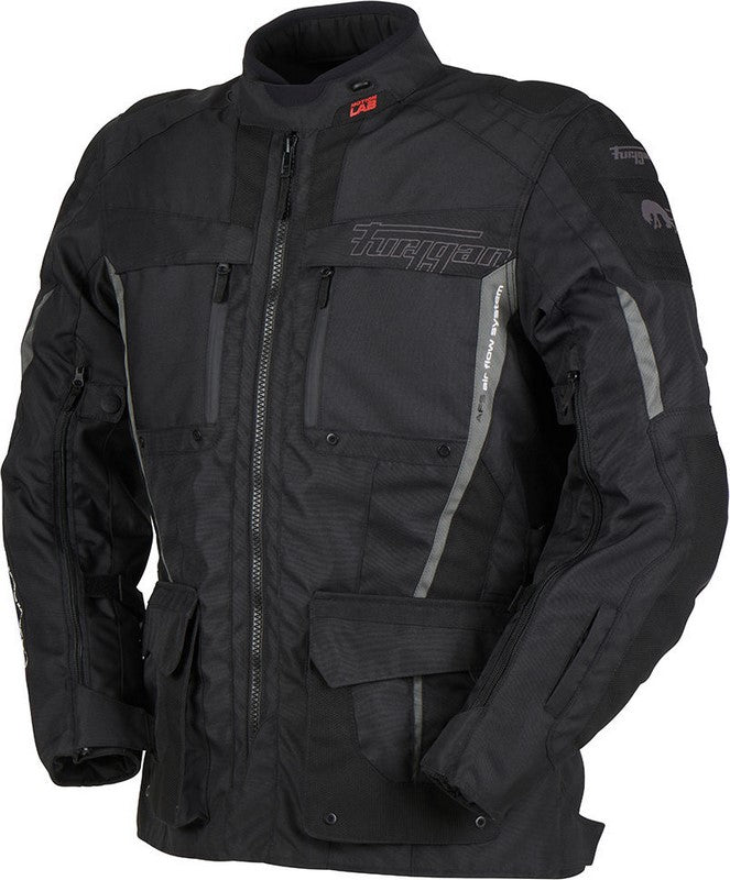 FURYGAN BREVENT 3W1 3/4 TEXTILE JACKETS BLACK-GREY | 6456-127