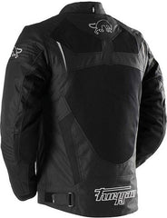 FURYGAN WB08  VENTED PLUS TEXTILE JACKETS BLACK-WHITE | 6482-143