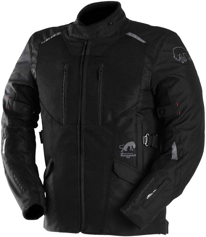 FURYGAN BROOKS VENTED PLUS 3/4 TEXTILE JACKETS BLACK | 6490-1