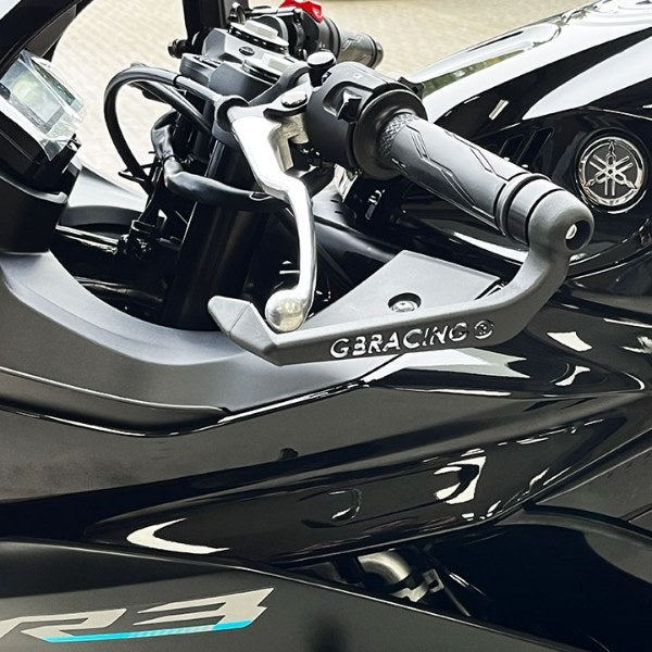 GBRacing Clutch Lever Guard 18mm insert and 10mm Spacer, 160mm. | CLG-18-S10-B5-A160-GBR