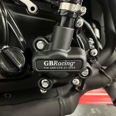 GBRacing YZF-R3 Water Pump Cover 2023 | EC-R3-2023-5-GBR