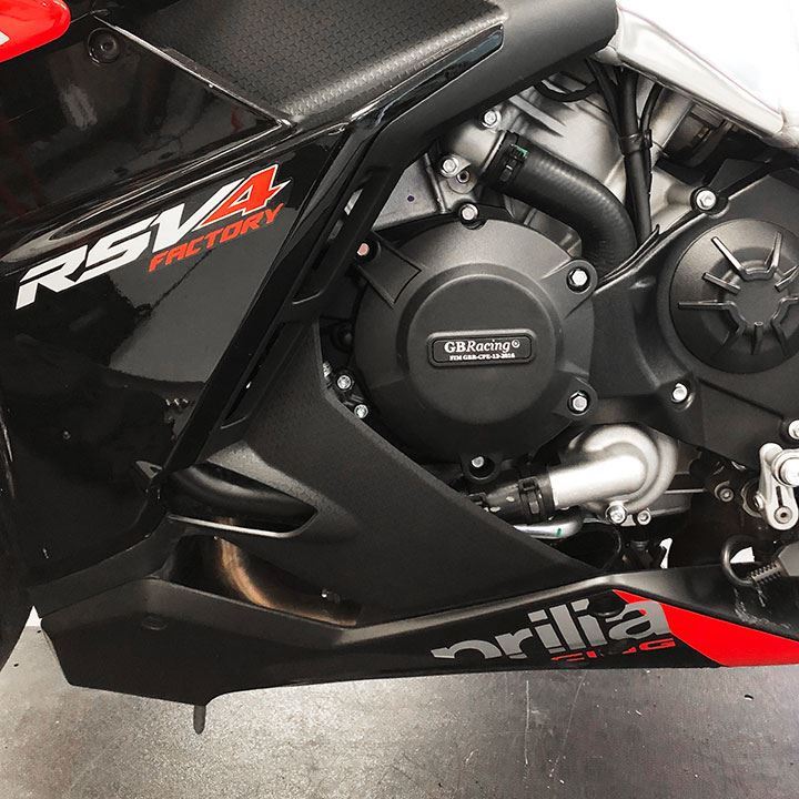 GBRacing RSV4 Engine Cover Set 2021 | EC-RSV4-2021-SET-GBR