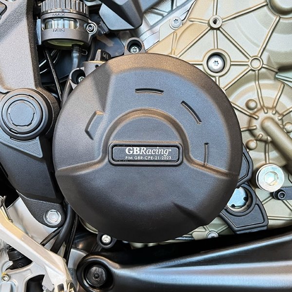 GBRacing Multistrada V4 Clutch Cover 2022-2023 | EC-V4-MS-2022-2-GBR