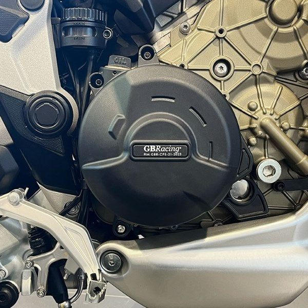 GBRacing Multistrada V4 Clutch Cover 2022-2023 | EC-V4-MS-2022-2-GBR