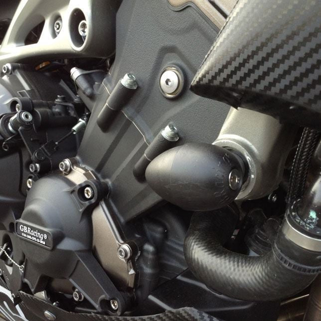 GBRacing Yamaha MT09 2014 Bullet Frame Slider RHS only - STREET | FS-MT09-2014-RHS-S