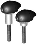 GBRacing Bullet Frame Slider Set | FS-S1000RR-2009-R