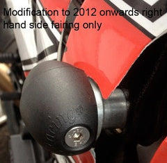 GBRacing Bullet Frame Slider Set | FS-S1000RR-2009-S