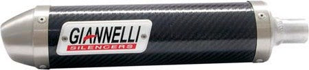 GIANNELI UNIVERSAL CARBON FIBER SILENCER DIAM. 32 WITH SAFETY END CAP | 14057