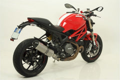 GIANNELI DUCATI MONSTER 1100 EVO '11 SLIP-ON IPER SPORT WITH TITANIUM SILENCER AND CARBY E ND CAP | 73776T6SY