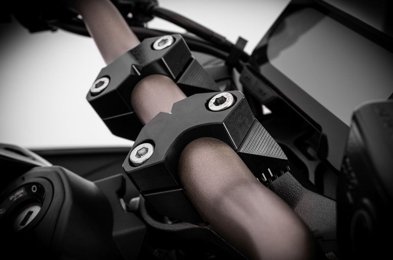 2DGT adjustable handlebar brackets with ABK-20, black