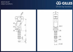 2DGT adjustable handlebar brackets with ABK-07
