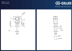 2DGT adjustable handlebar brackets with ABK-27