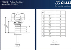2DGT adjustable handlebar brackets