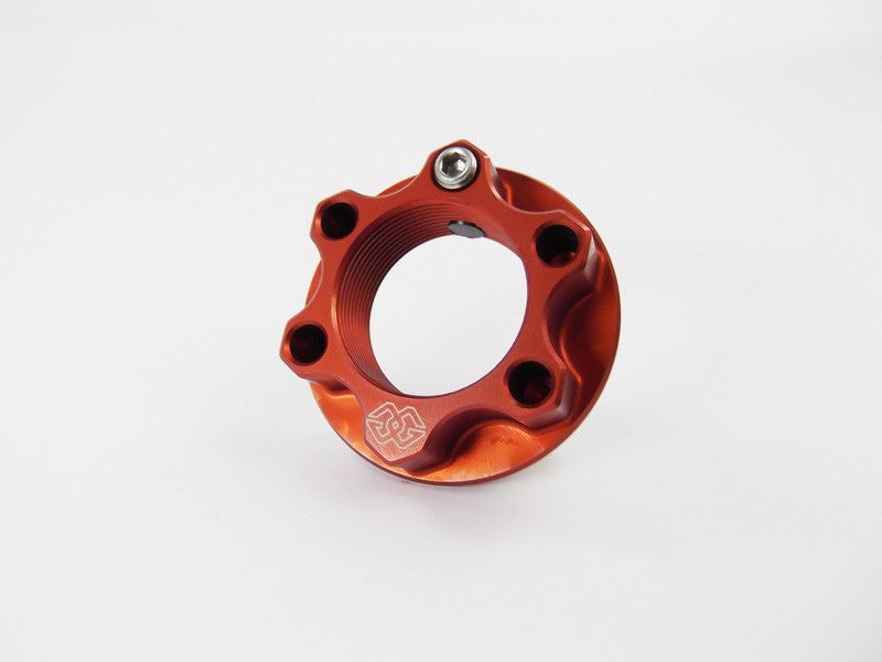 GILLES TOOLING TOP YOKE NUT ACMA ALUMINUM 28x1 RED | ACMA-28-10-R