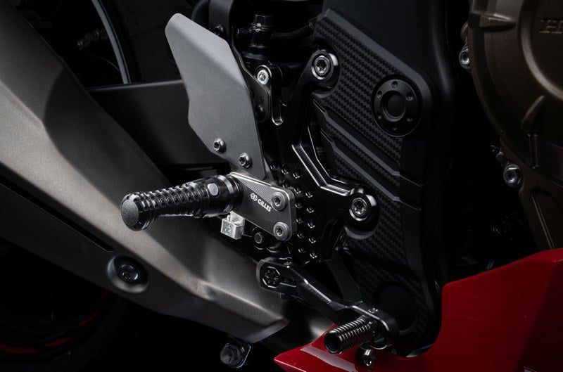 Footrest system AS31GT3 black