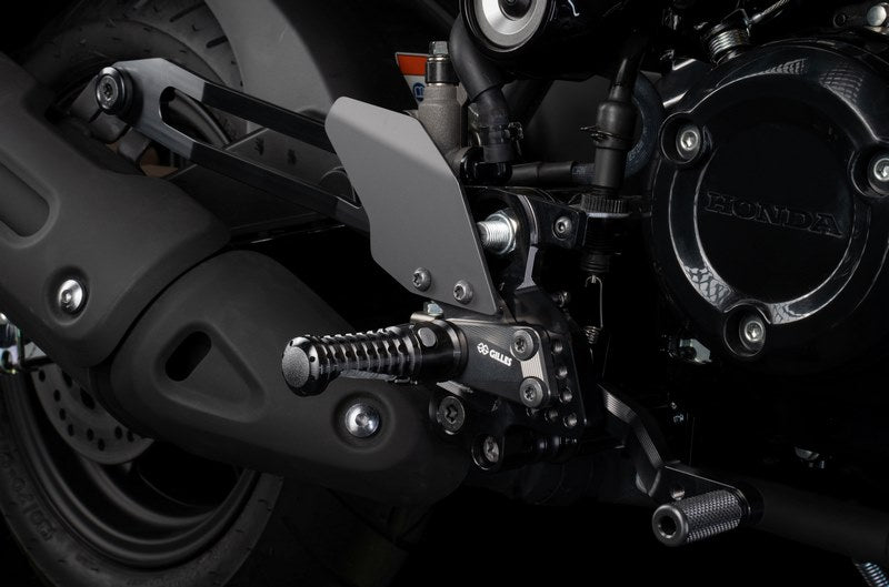 Footrest system AS31GT3 black
