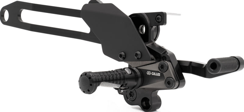 Footrest system AS31GT3 black