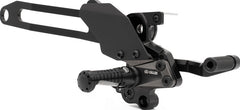 Footrest system AS31GT3 black