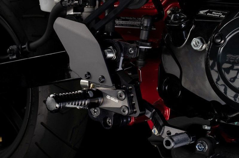 Footrest system AS31GT3 black