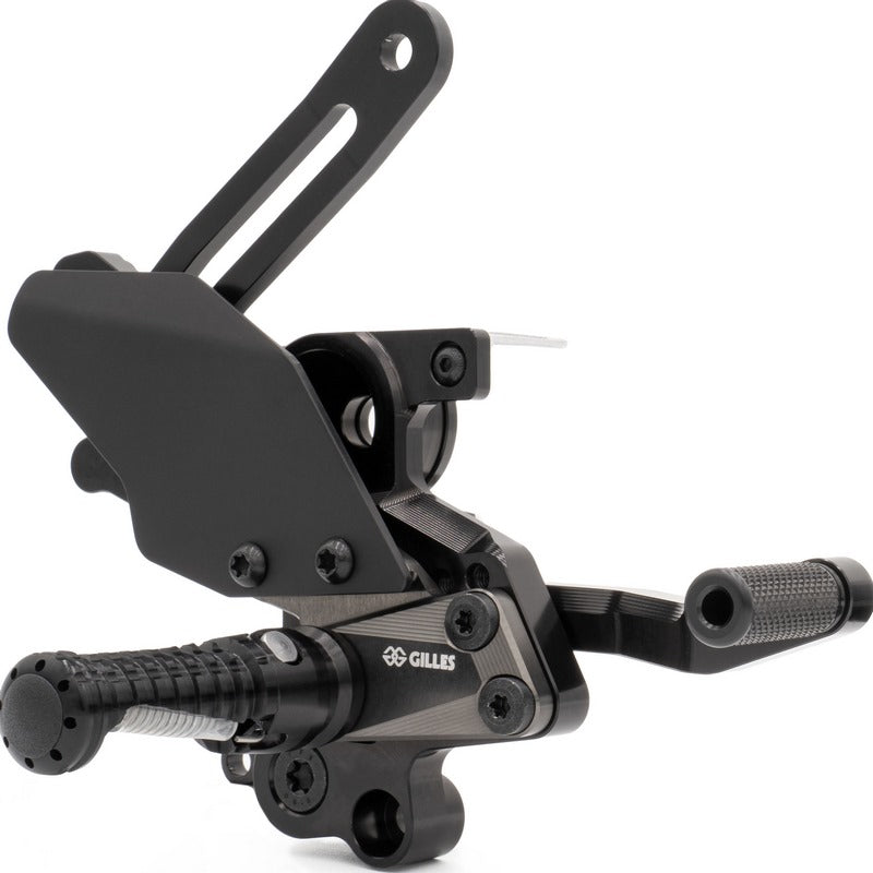 Footrest system AS31GT3 black