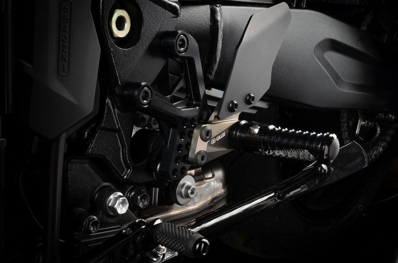 Footrest system AS31GT3 black