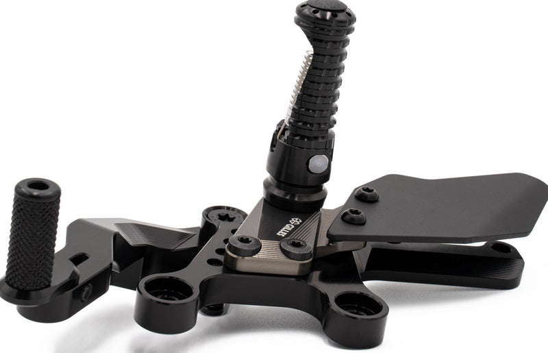 Footrest system AS31GT3 black