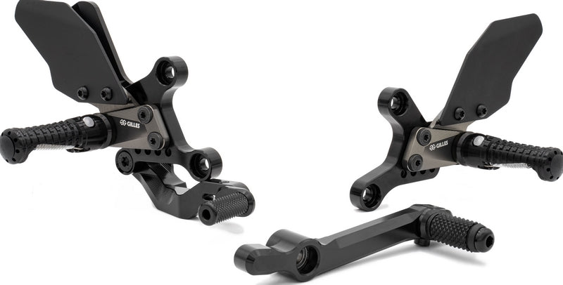 Footrest system AS31GT3 black