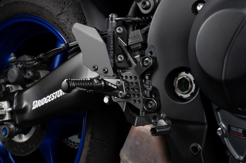Footrest system AS31GT3 black