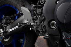 Footrest system AS31GT3 black