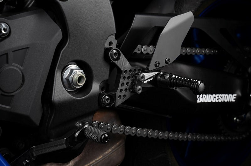 Footrest system AS31GT3 black