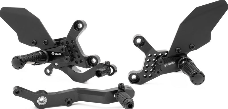 Footrest system AS31GT3 black