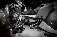 Footrest system FXR black