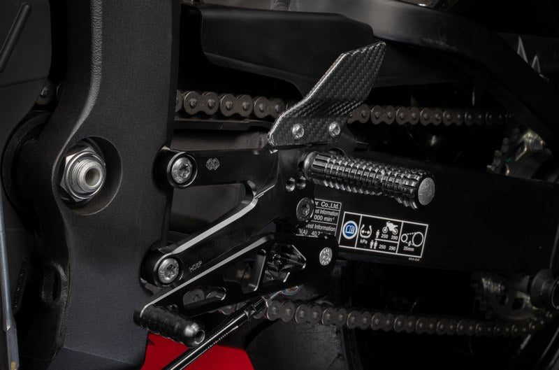 Footrest system FXR black