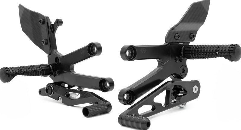 Footrest system FXR black