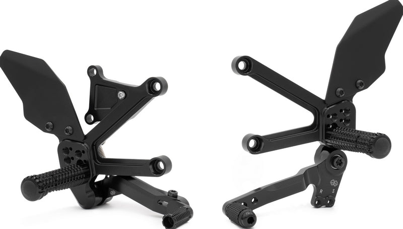 Footrest system FXR black
