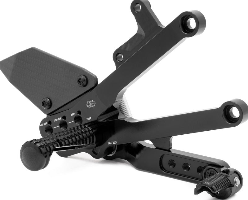 FXR2 - Footrest system black