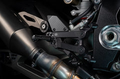 Footrest system FXR black matt