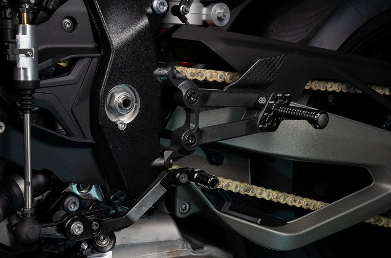 Footrest system FXR black matt