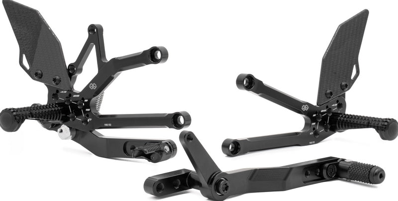 Footrest system FXR black